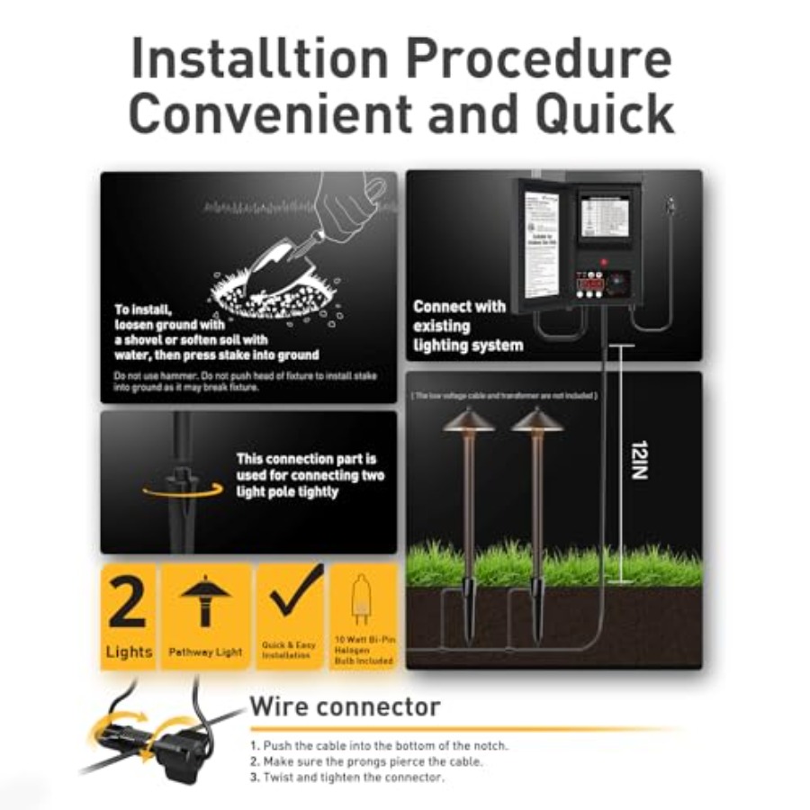 Malibu Low Voltage Pathway Lig – Outdoor Lighting Low Voltage recenzja i cena