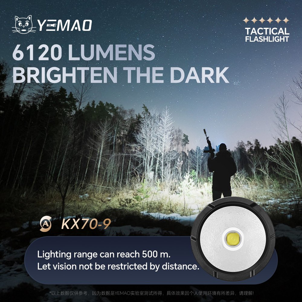 YEMAO-A81 6210LM Flashlight, U – Outdoor Lighting Lowes recenzja i cena