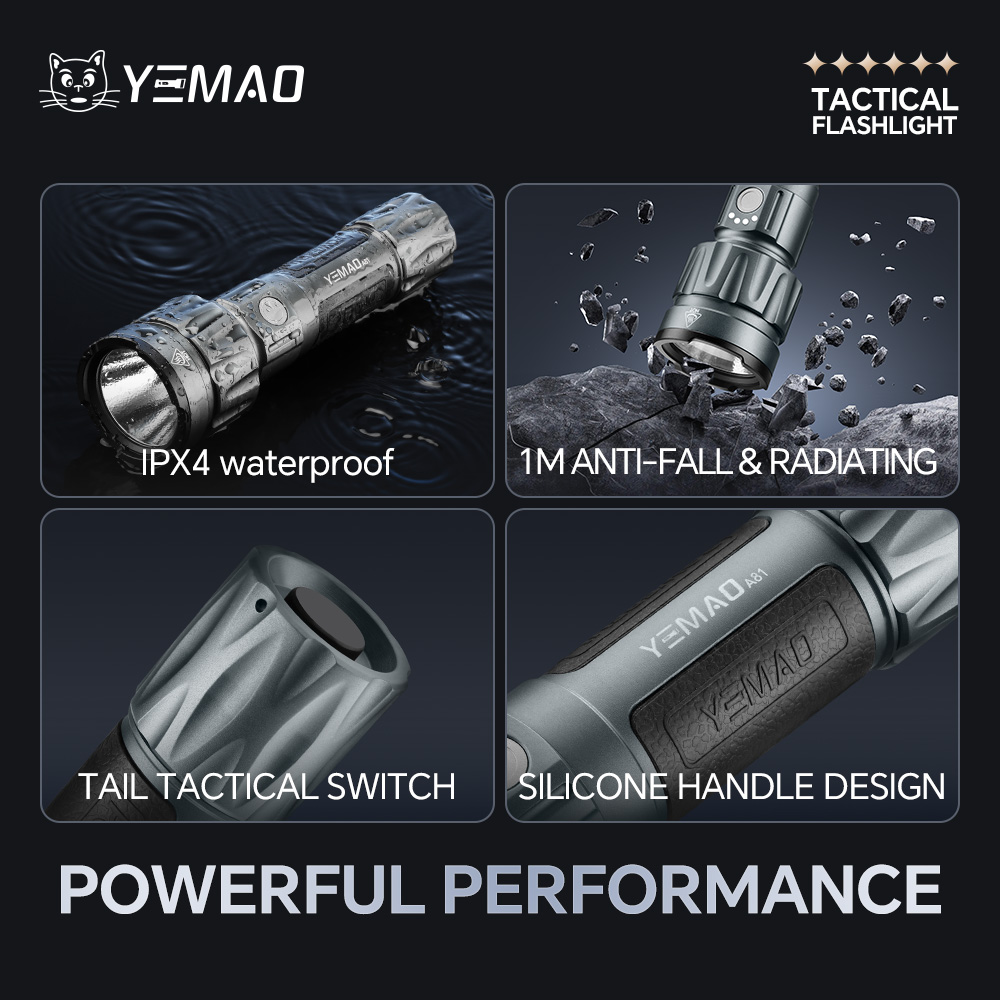 YEMAO-A81 6210LM Flashlight, U – Outdoor Lighting Lowes recenzja i cena