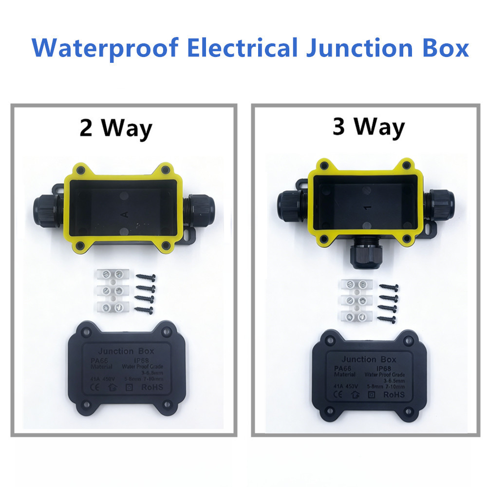 IP68 Waterproof Junction Box 2 – Outdoor Lighting Extension Cord recenzja i cena