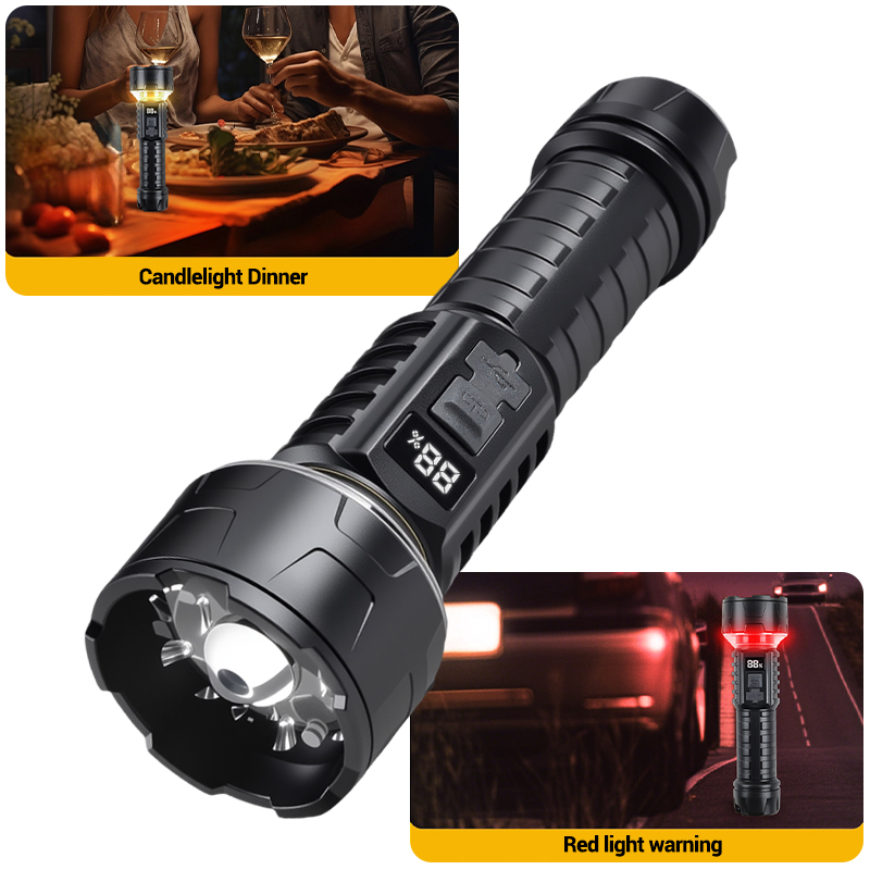 COB LED Flashlight Rechargeabl – Outdoor Lighting Lowes recenzja i cena