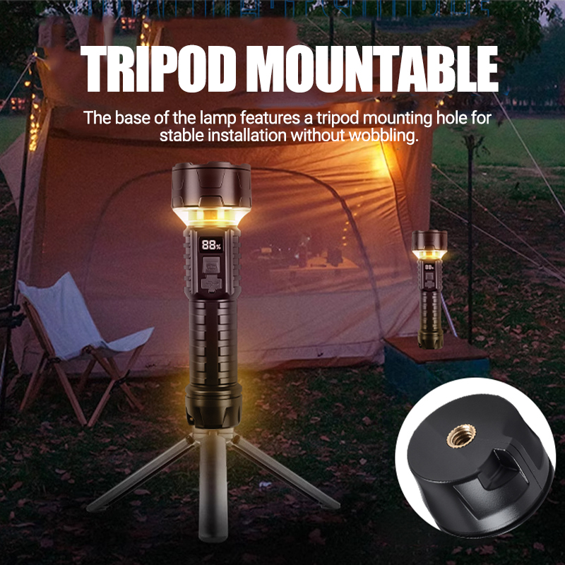COB LED Flashlight Rechargeabl – Outdoor Lighting Lowes recenzja i cena