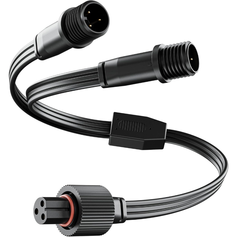 Waterproof Y-Shaped Power Spli – Outdoor Lighting Extension Cord recenzja i cena