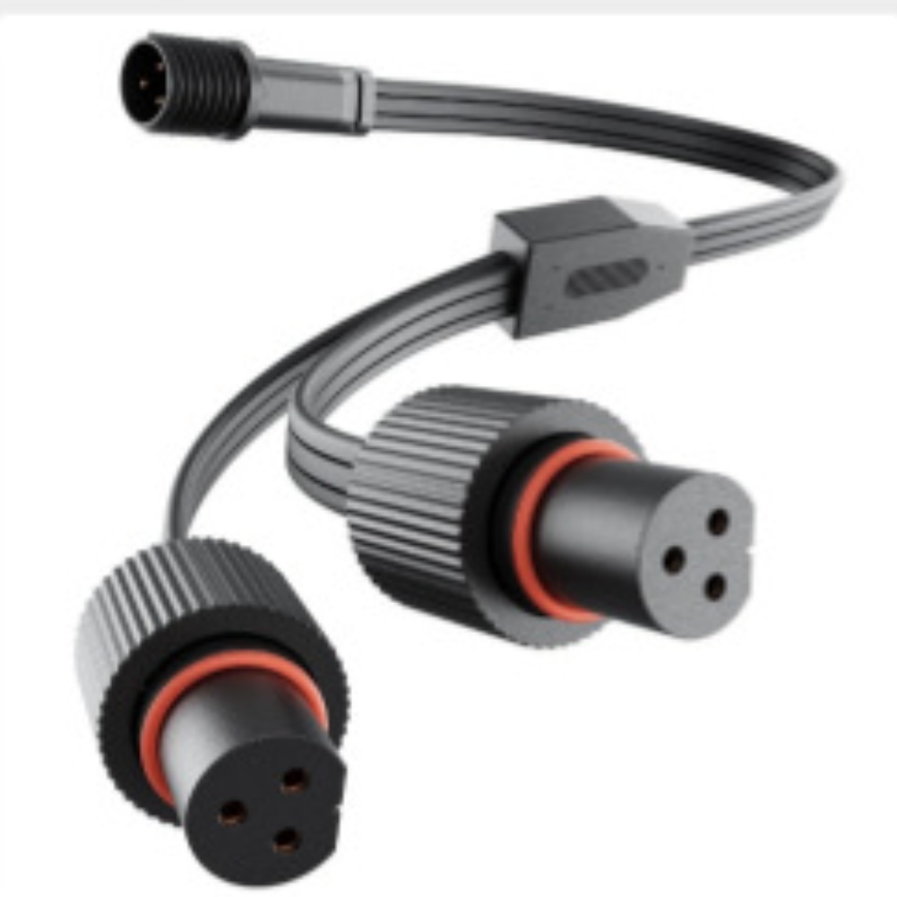 Waterproof Y-Shaped Power Spli – Outdoor Lighting Extension Cord recenzja i cena