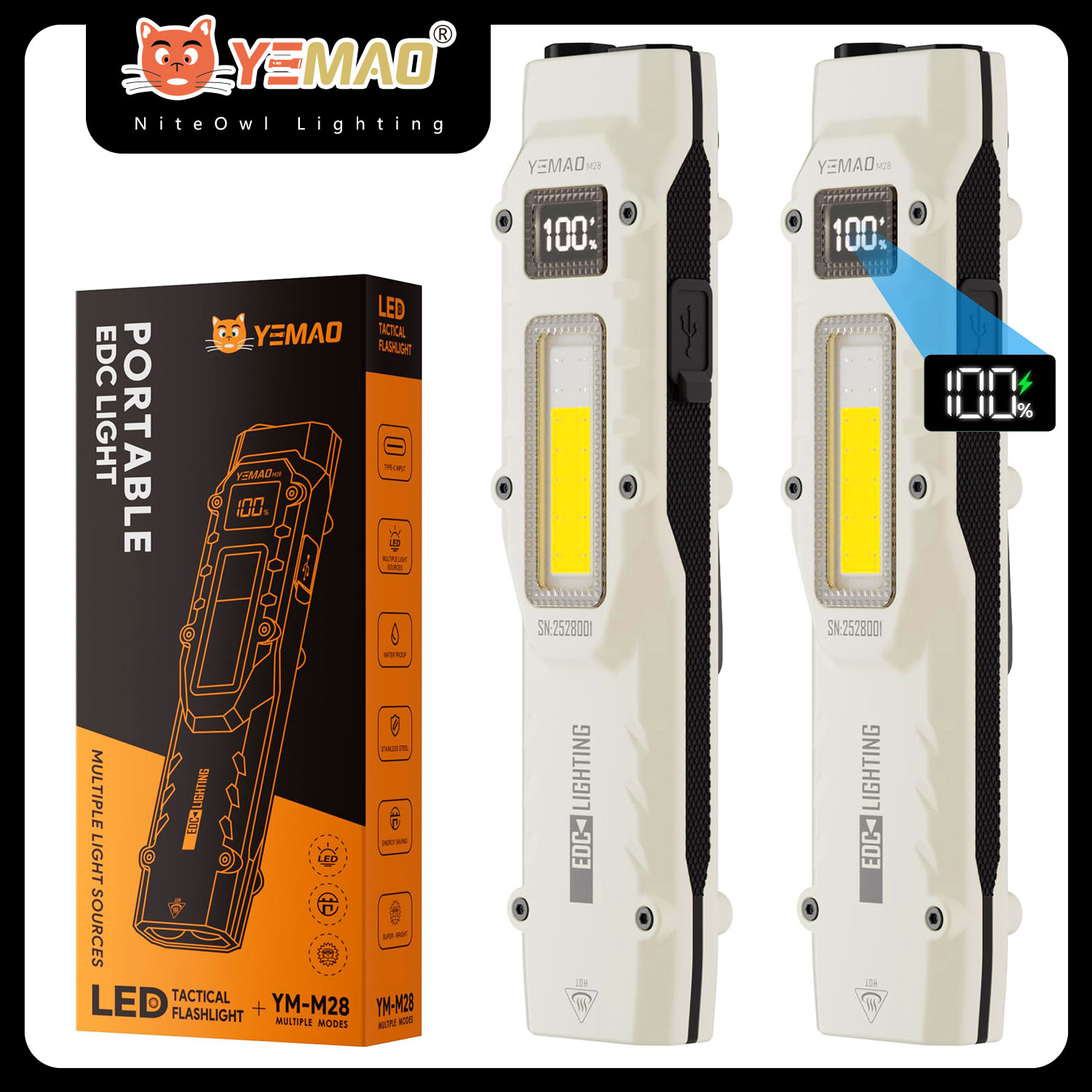YEMAO M28 Super Bright EDC Fla – Outdoor Lighting Nearby recenzja i cena