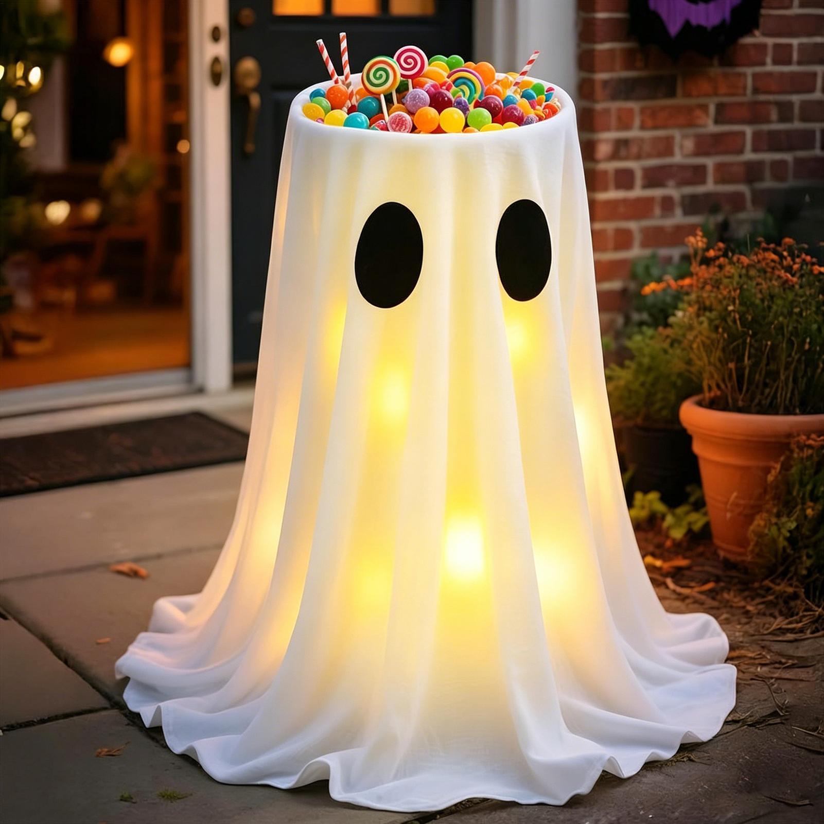 Light Up Ghost Decorations 8 M – Outdoor Lighting Front Yard recenzja i cena