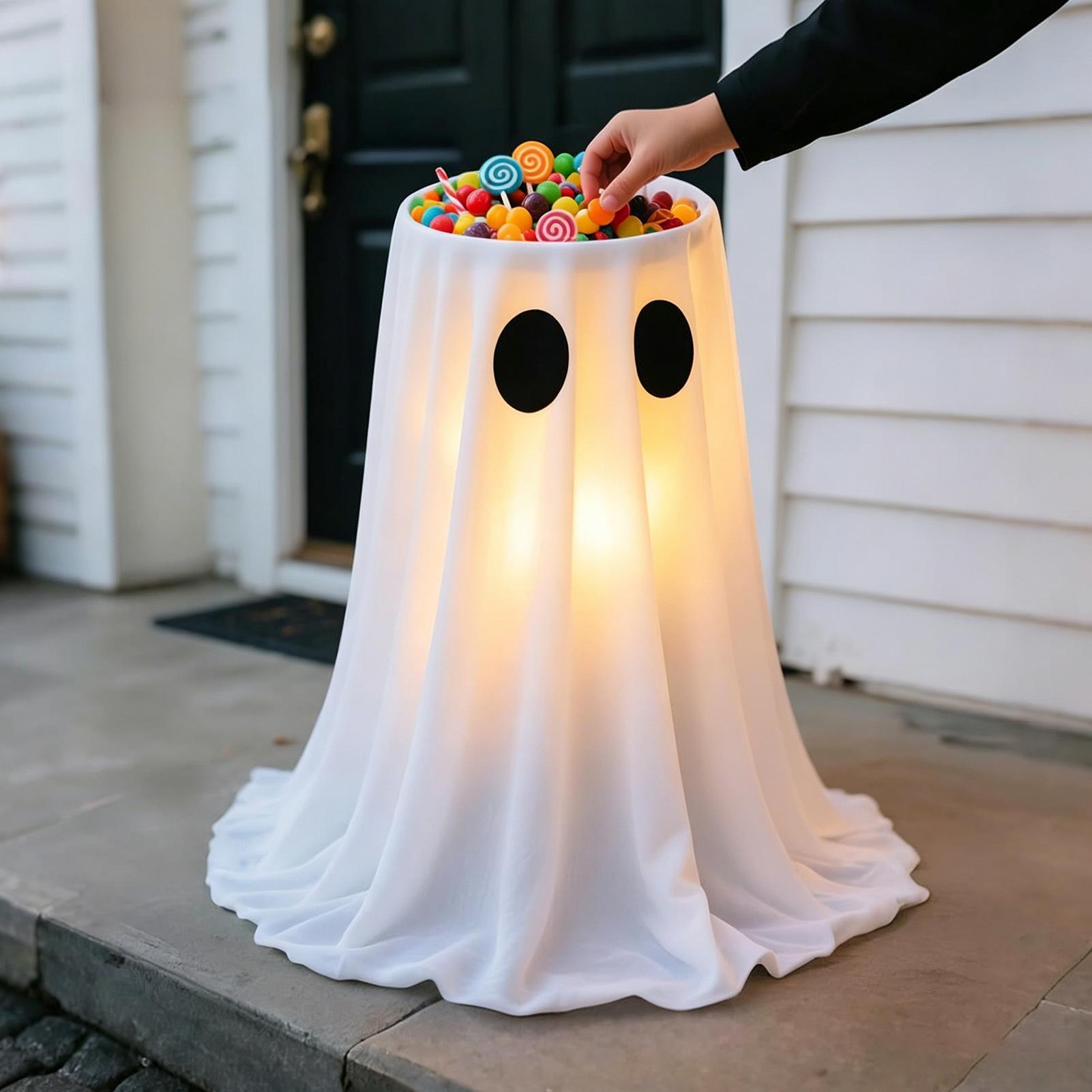 Light Up Ghost Decorations 8 M – Outdoor Lighting Front Yard recenzja i cena