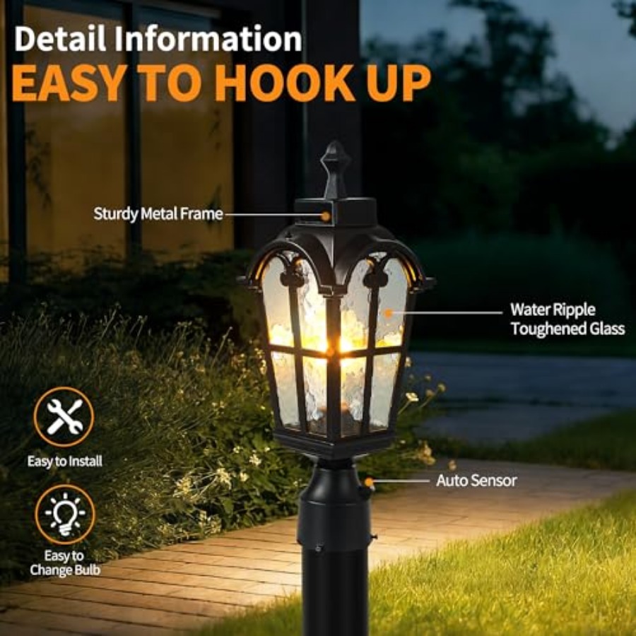 Sensor Outdoor Post Lights Wat – Outdoor Lighting Lamps recenzja i cena