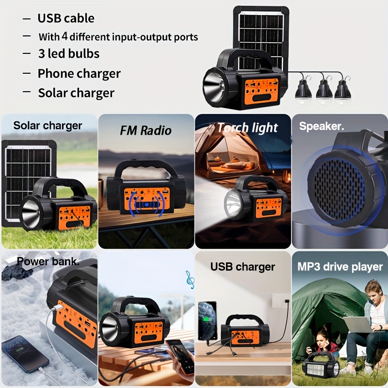 Solar Rechargeable Camping Lig – Led Flood Light recenzja i cena