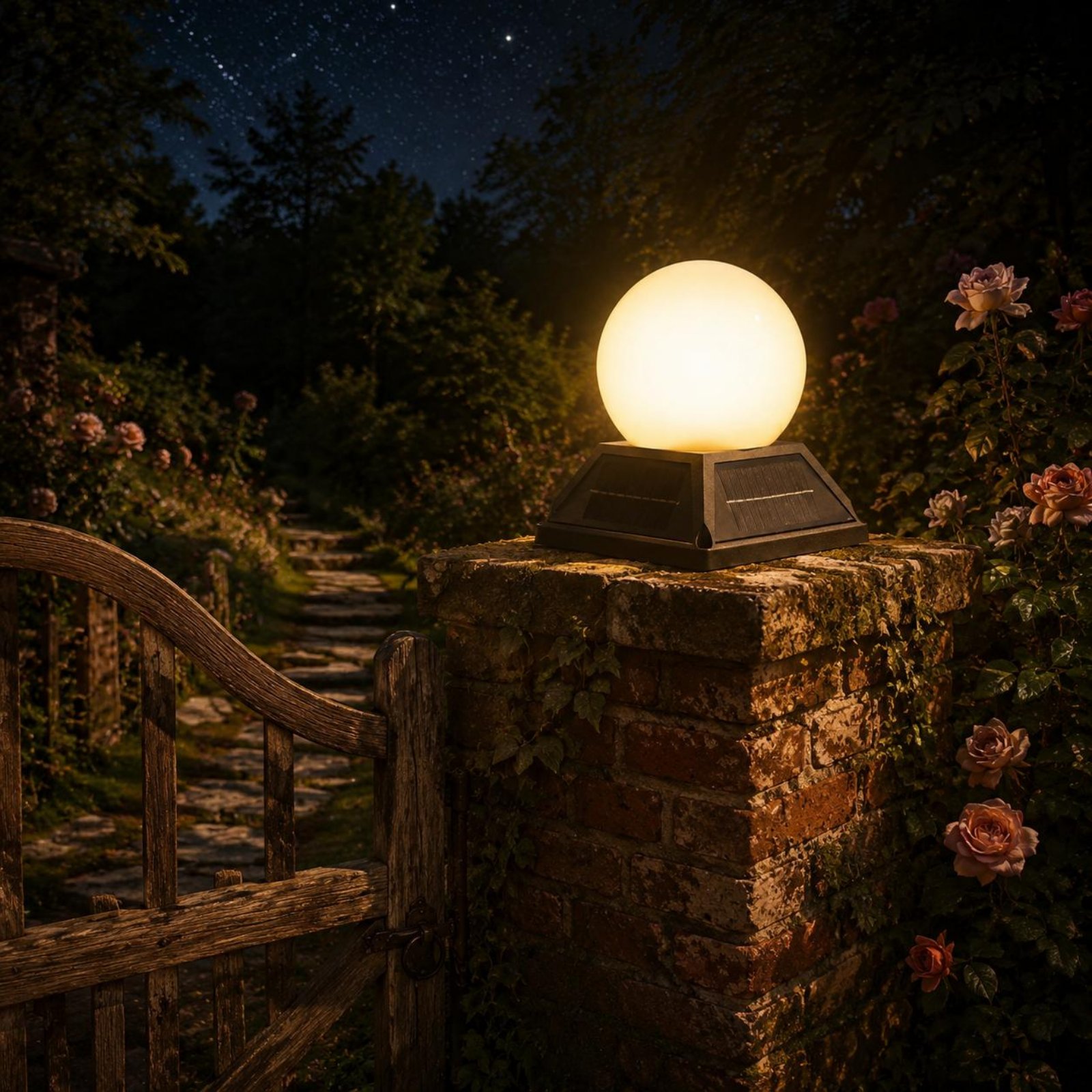 Solar Post Cap Light Wireless  – Outdoor Lighting Wireless recenzja i cena