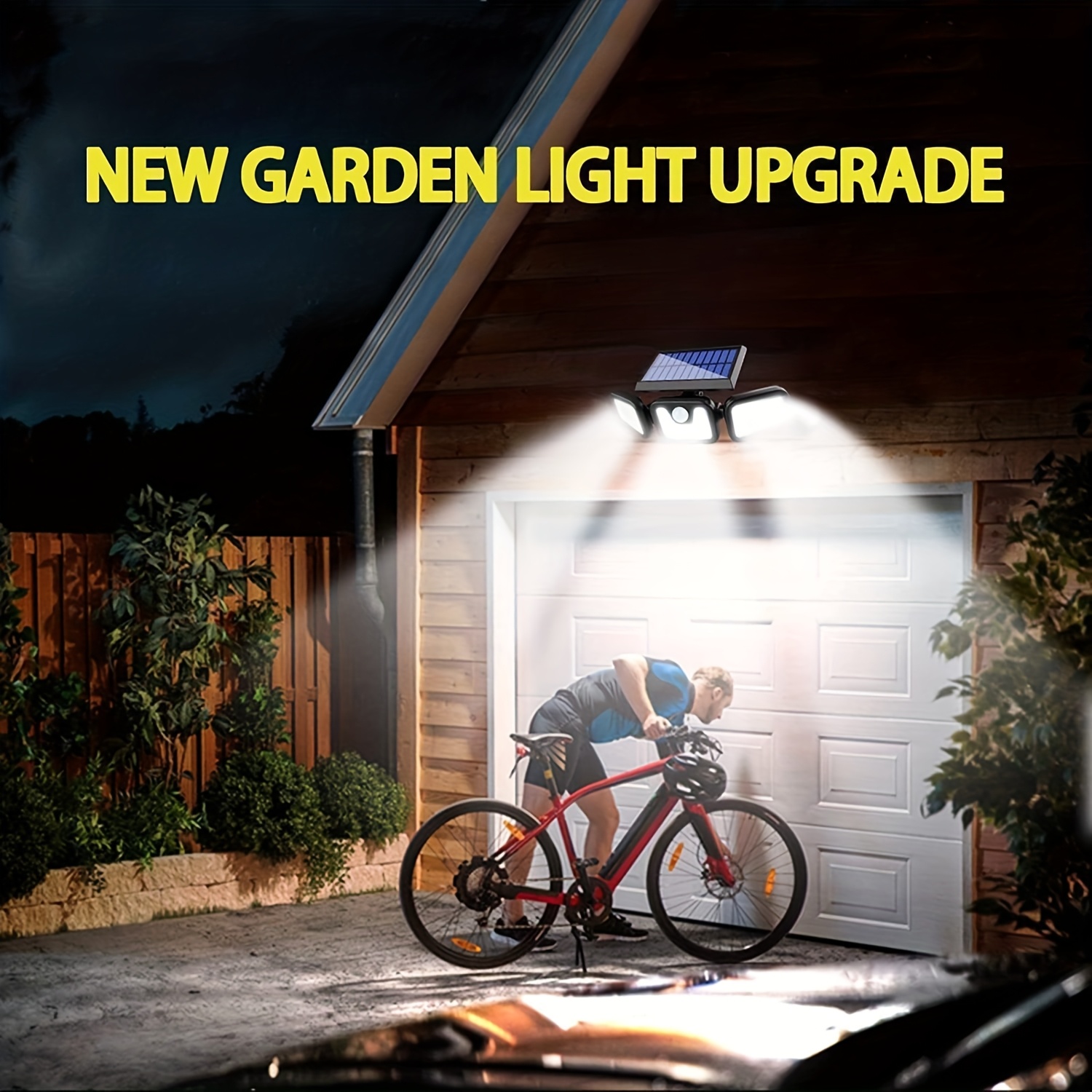 74 LED Solar Powered Motion Se – Outdoor Lighting Front Yard recenzja i cena