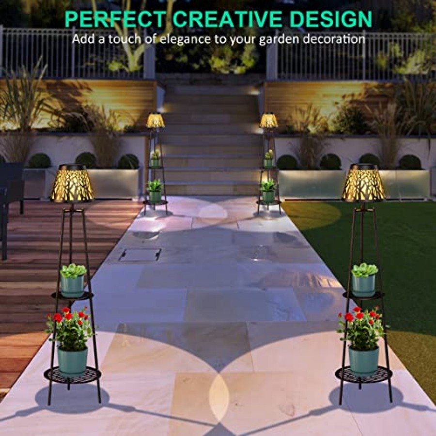 2 Pack Outdoor Solar Floor Lam – Outdoor Lighting Lamps recenzja i cena
