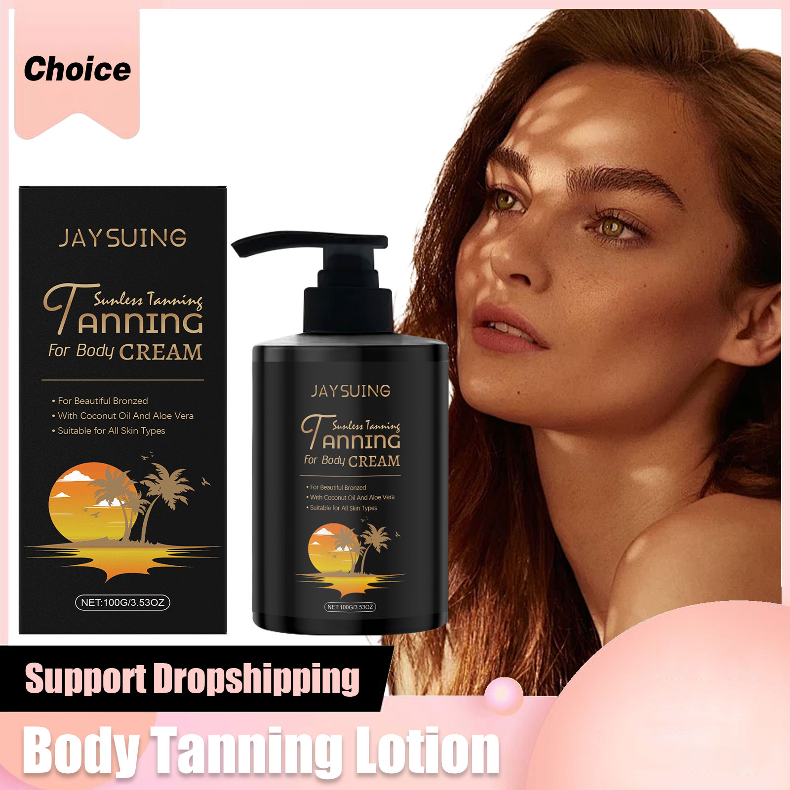 Tanning Lotion Face Body Self  – Outdoor Lighting Unit recenzja i cena