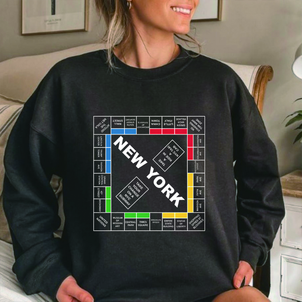 New York Monopoly Sweatshirt a – Outdoor Lighting New York recenzja i cena