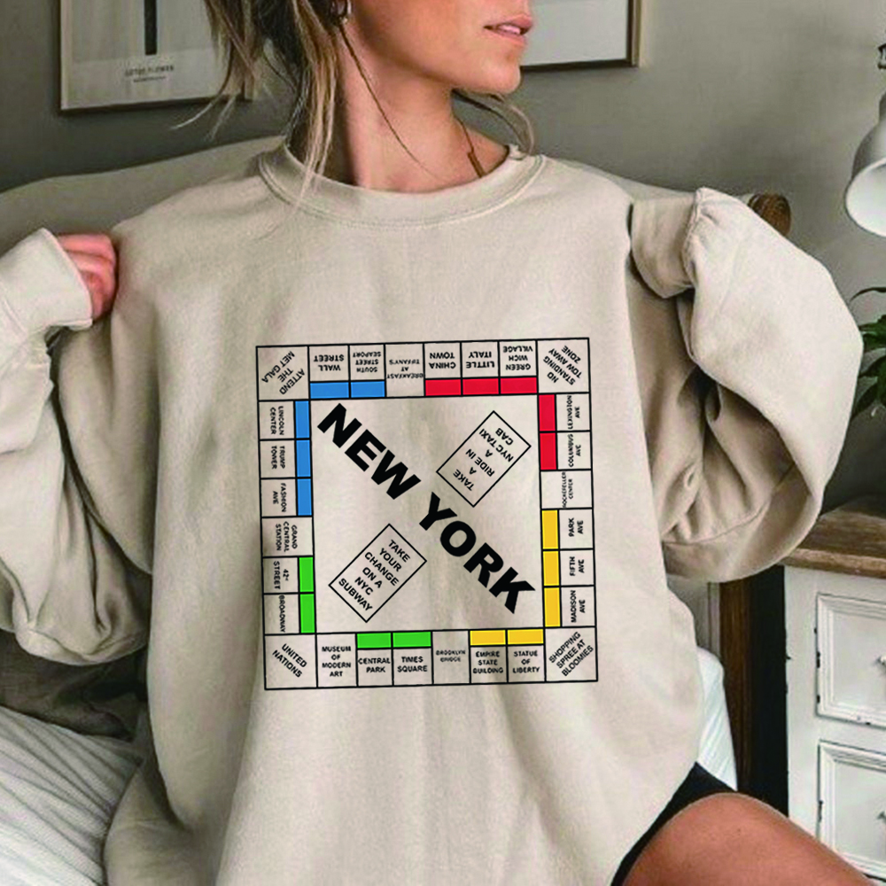 New York Monopoly Sweatshirt a – Outdoor Lighting New York recenzja i cena