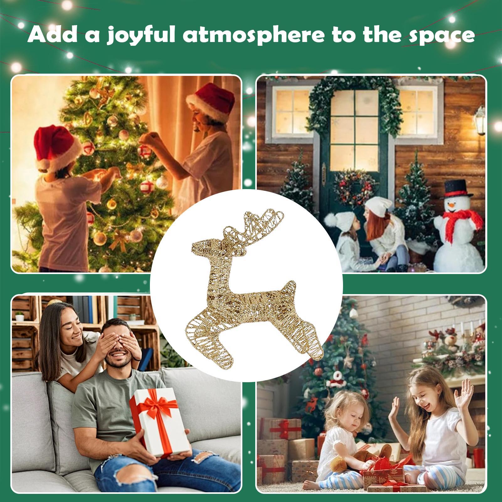 Light Up Reindeer Anti-Rust Fe – Outdoor Lighting Front Yard recenzja i cena