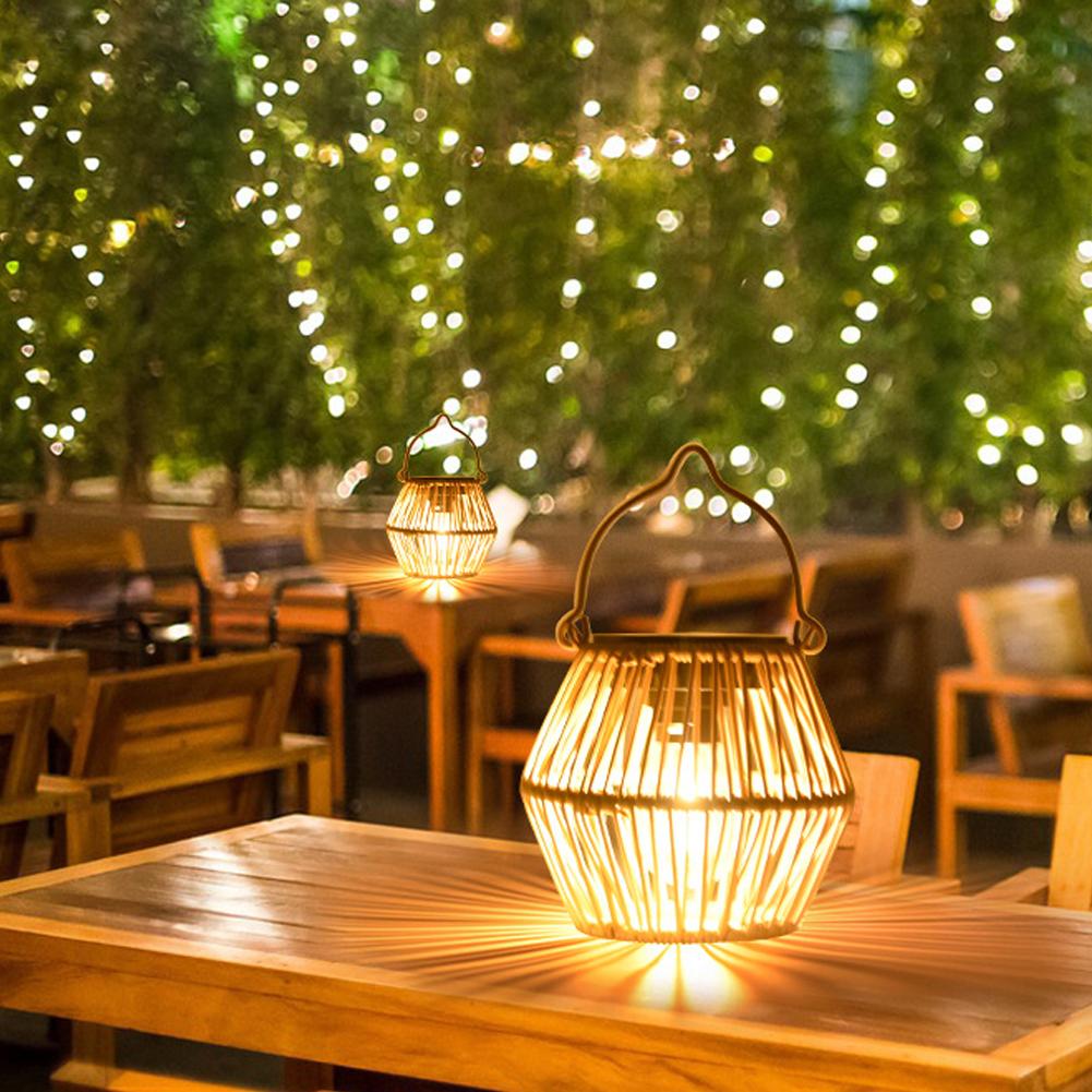 IP65 Waterproof Solar Rattan L – Outdoor Lighting Lamps recenzja i cena