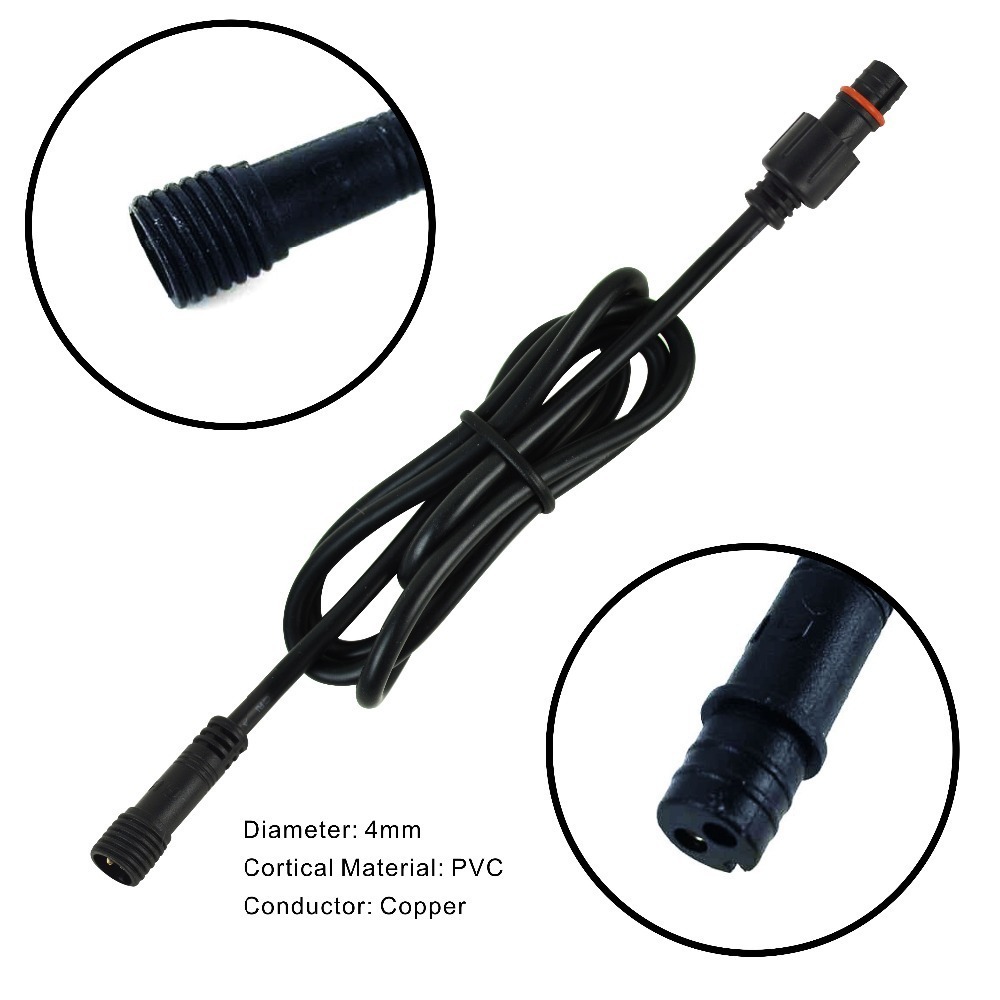 2pin DC LED Cable 1 Metre Exte – Outdoor Lighting Extension Cord recenzja i cena
