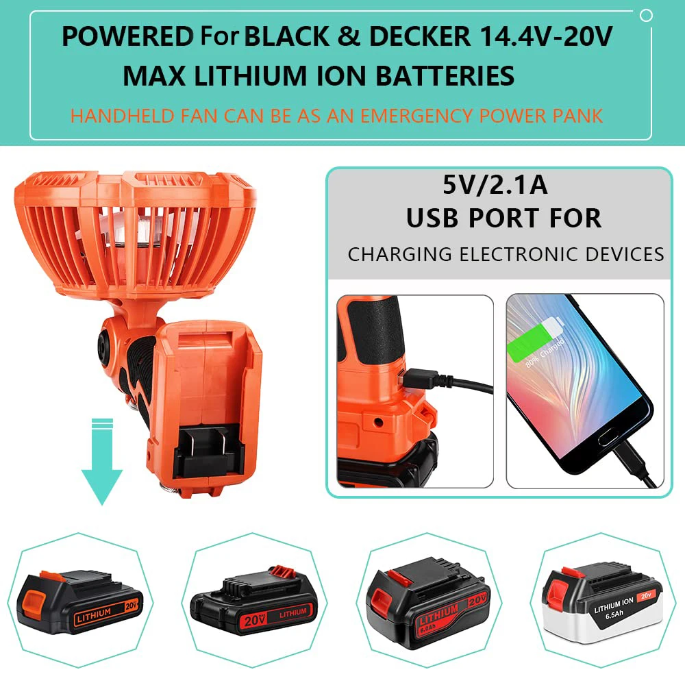 Portable Outdoor Fan for Black – Outdoor Lighting Unit recenzja i cena