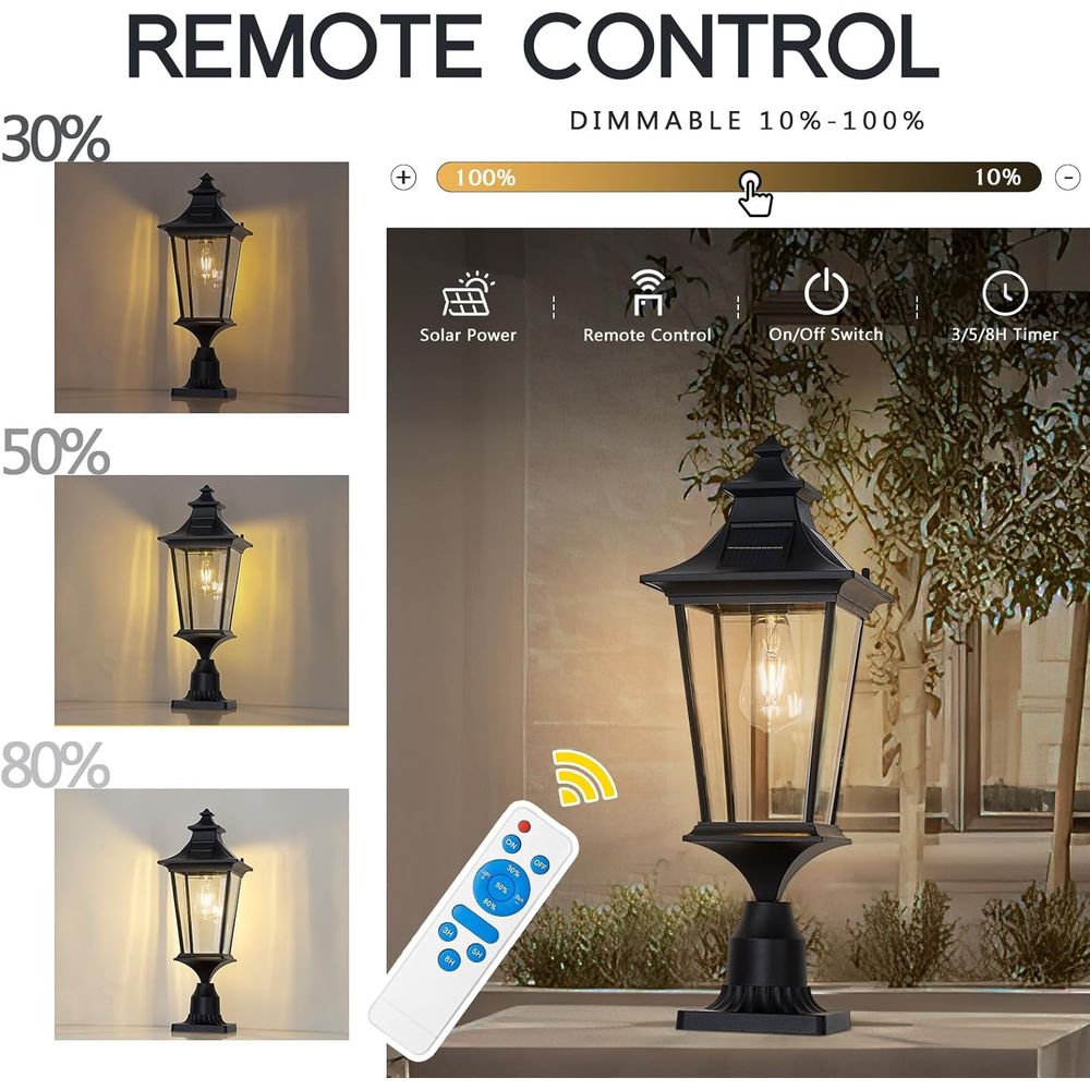 22 Inch armhouse r Lamp Post L – Outdoor Lighting Remote Control recenzja i cena