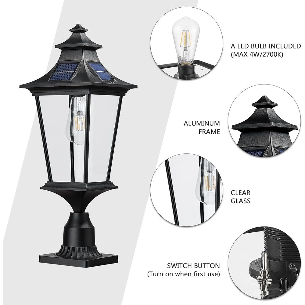 22 Inch armhouse r Lamp Post L – Outdoor Lighting Remote Control recenzja i cena