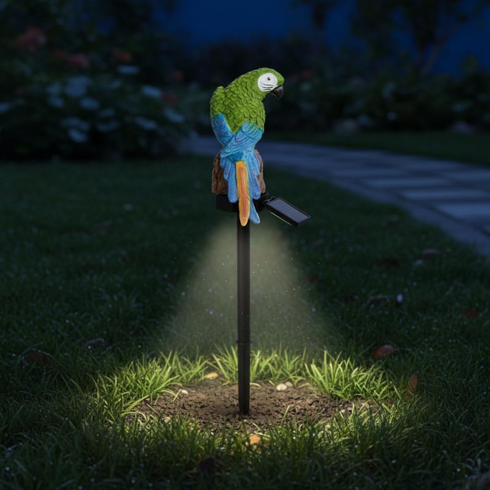Resin Parrot Lawn Lamp Waterpr – Outdoor Lighting Ground recenzja i cena