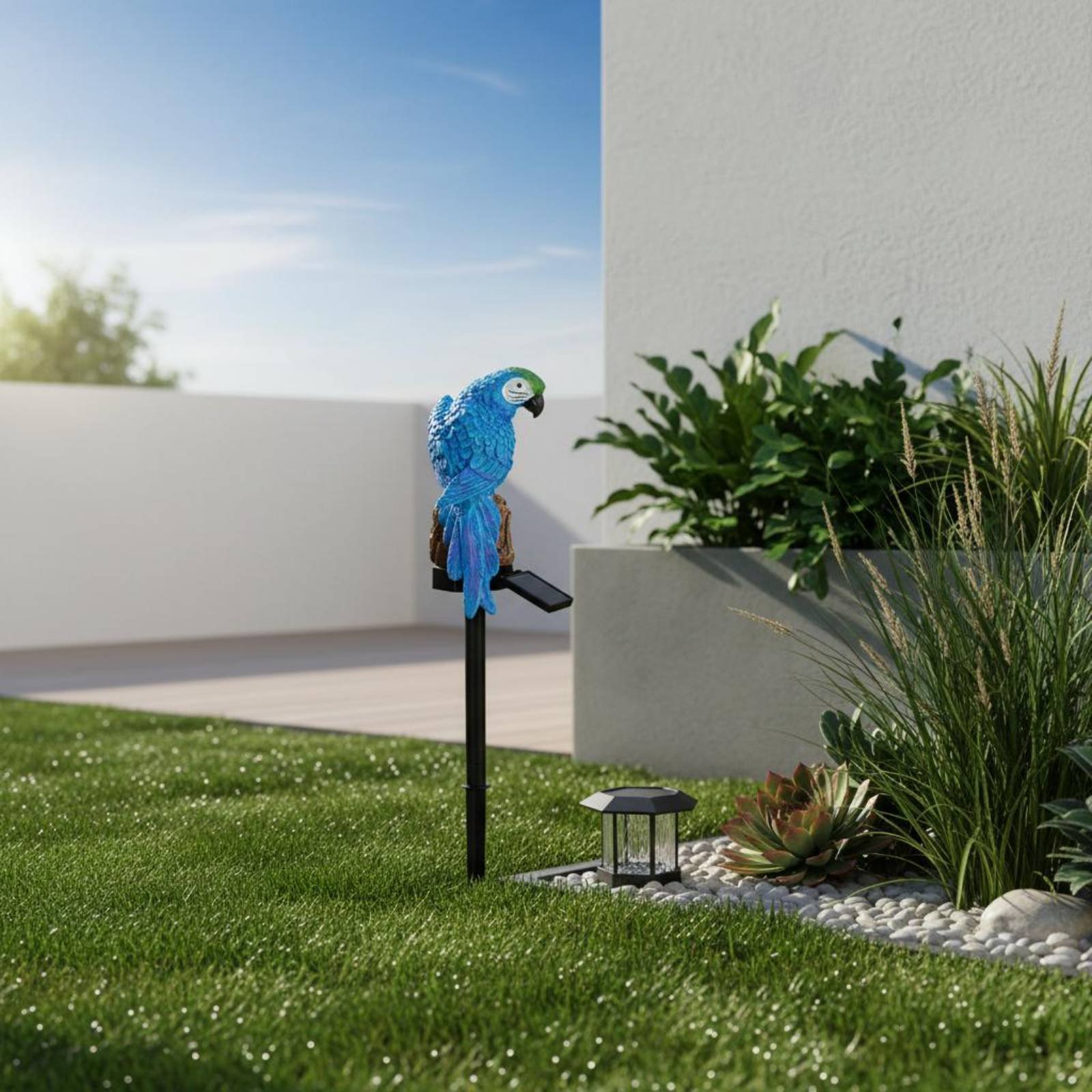 Resin Parrot Lawn Lamp Waterpr – Outdoor Lighting Ground recenzja i cena