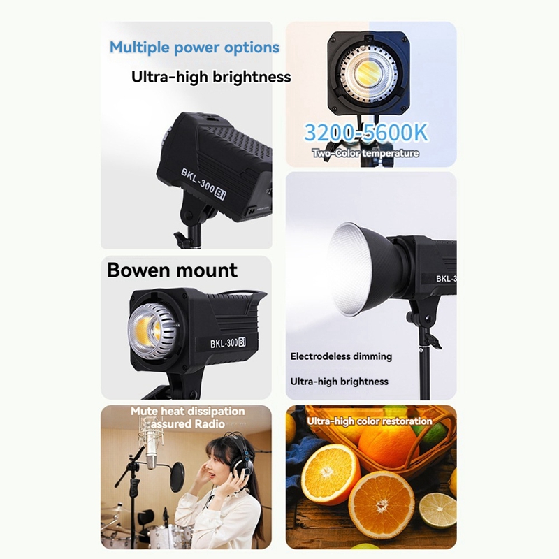 300W Bi LED Video Light, Conti – Outdoor Lighting Wireless recenzja i cena