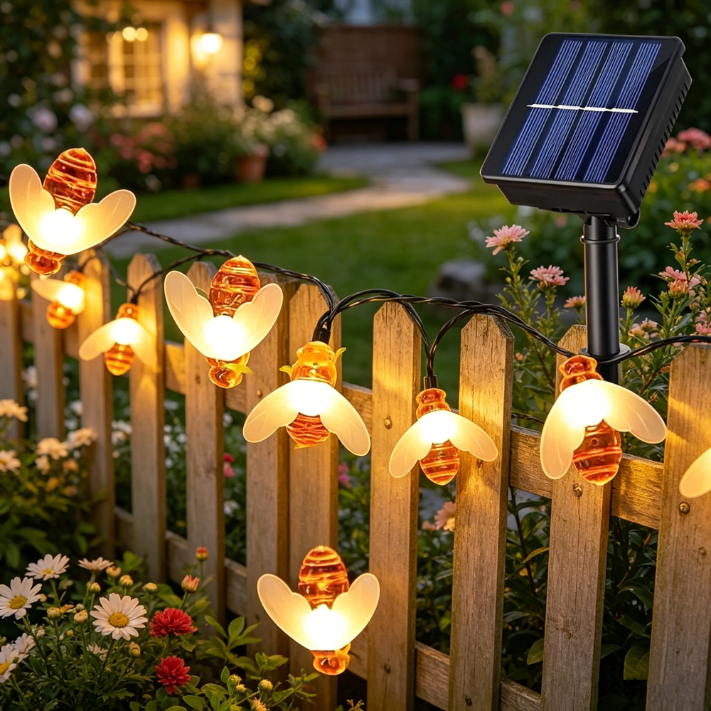 20/50/100LED 8 Mode Garden Lig – Outdoor Lighting For Fence recenzja i cena