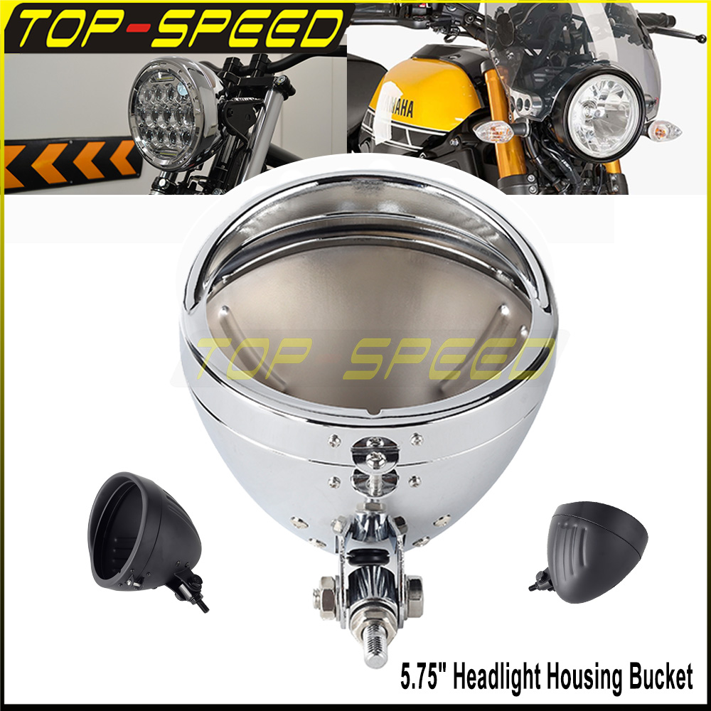 Black/Chrome Motorcycle Headla – Outdoor Lighting Unit recenzja i cena