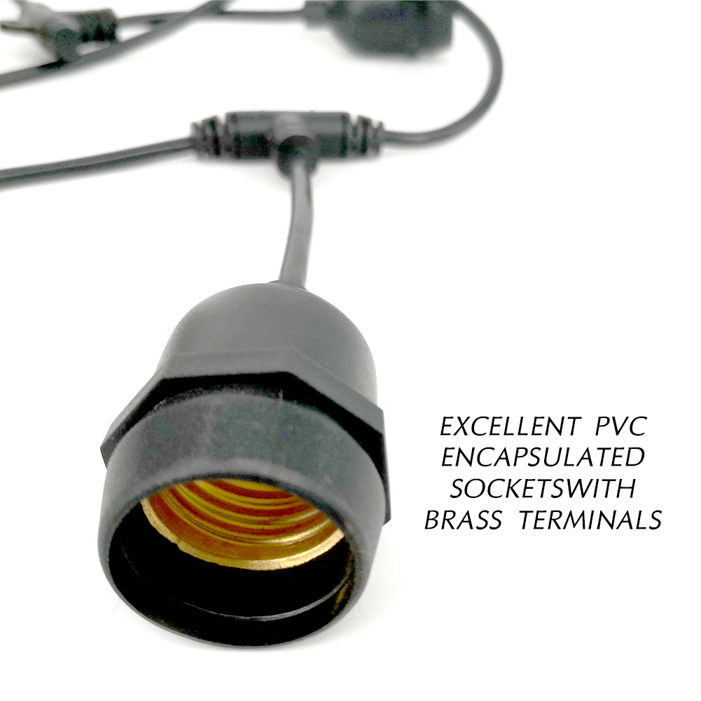 10/20/30m E27 Commercial Grade – Outdoor Lighting Extension Cord recenzja i cena