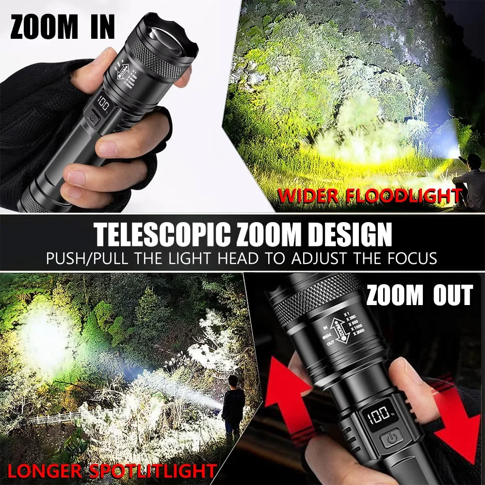Rechargeable LED Flashlight Zo – Outdoor Lighting Nearby recenzja i cena