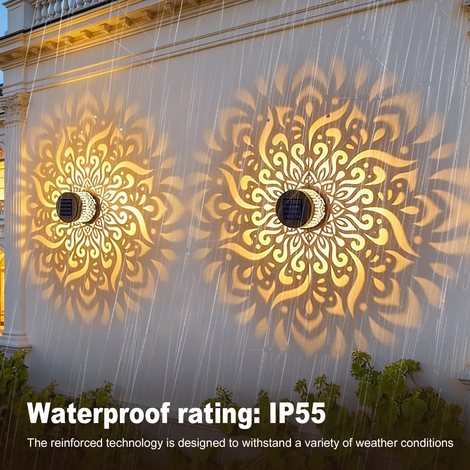 Solar Lights IP44 Waterproof O – Outdoor Lighting For Fence recenzja i cena