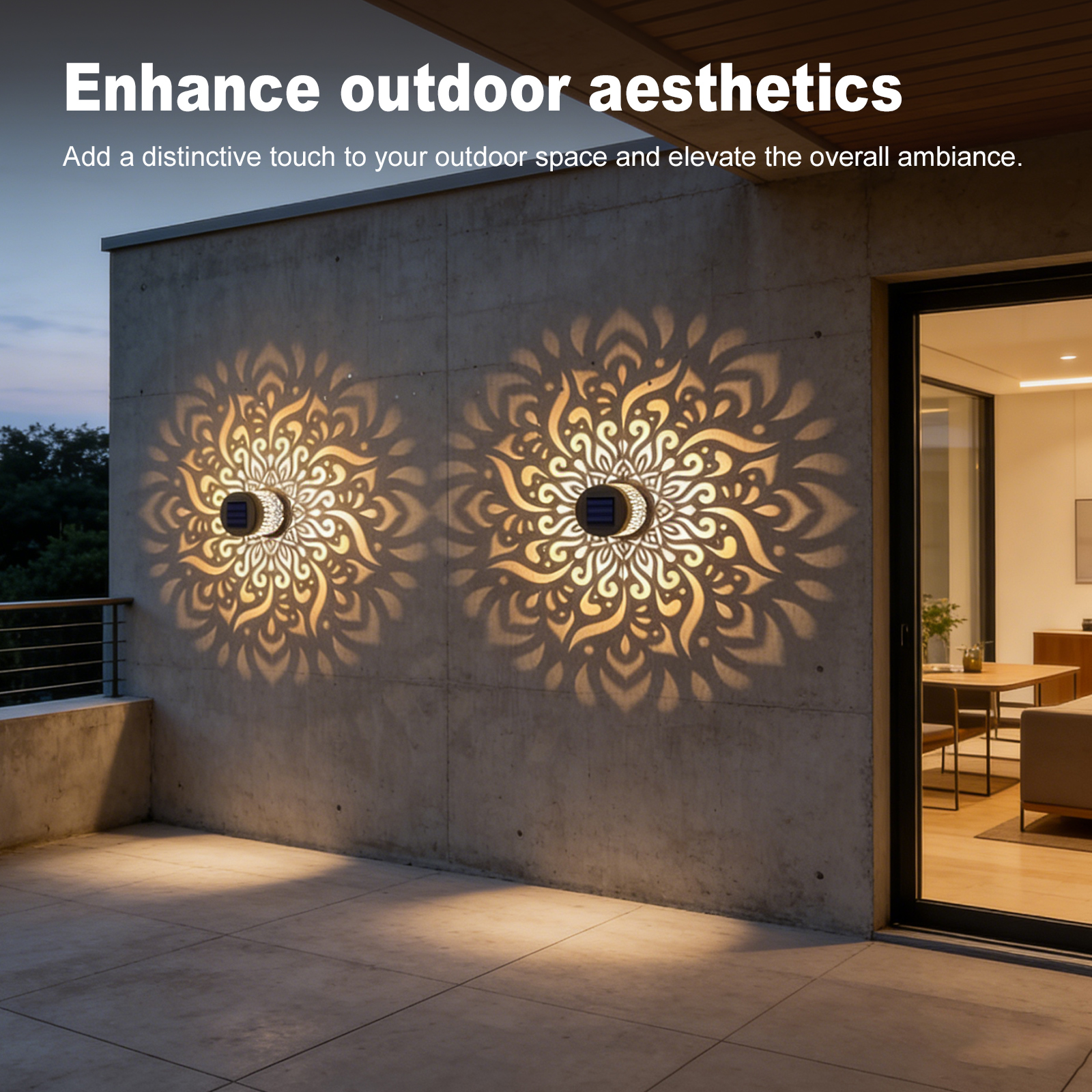 Solar Lights IP44 Waterproof O – Outdoor Lighting For Fence recenzja i cena