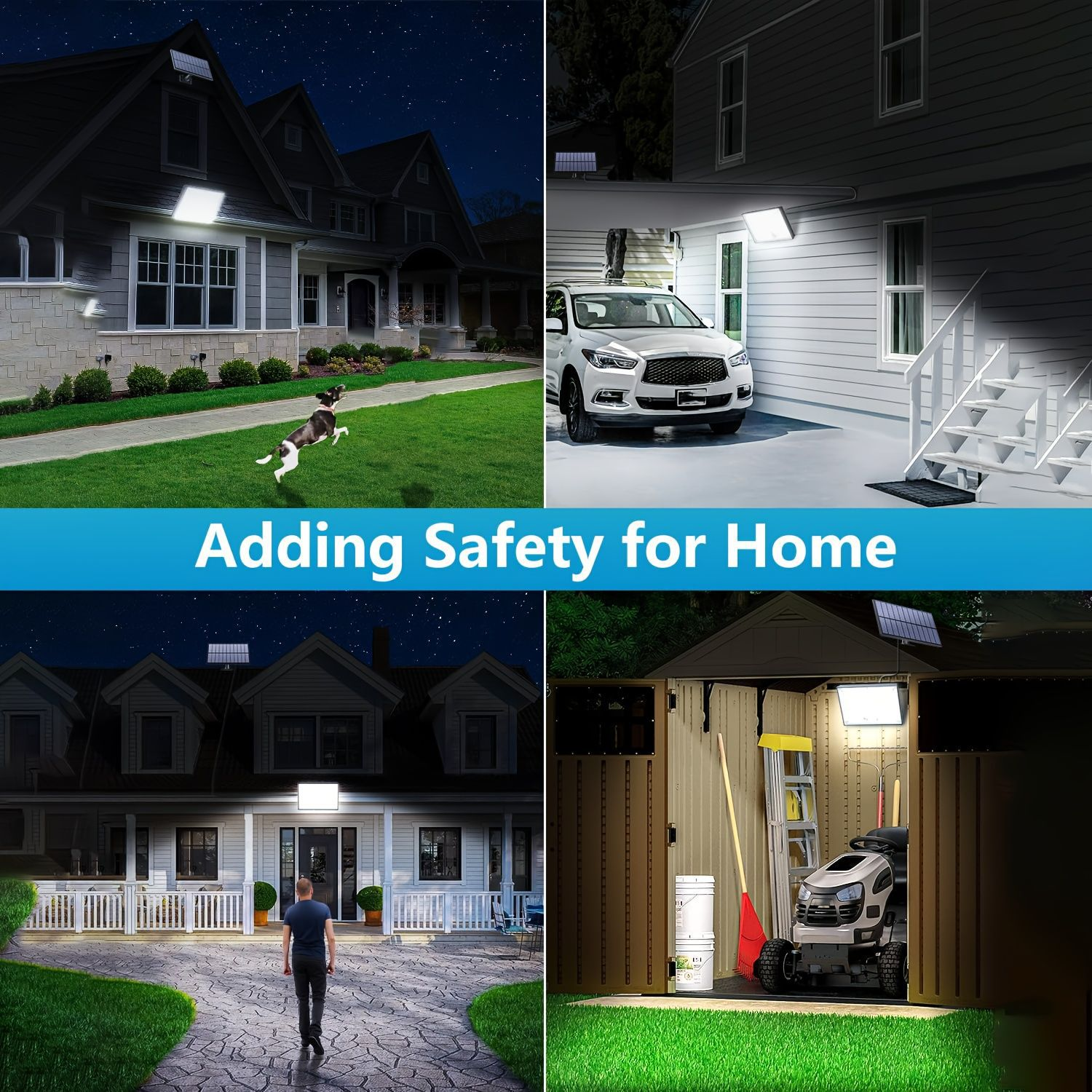 Solar Outdoor Motion Detector  – Outdoor Lighting Front Yard recenzja i cena