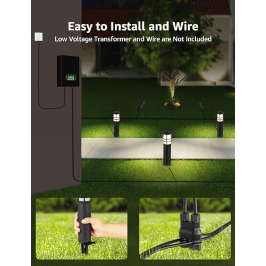 4-Pack Low Voltage Pathway Lig – Outdoor Lighting Low Voltage recenzja i cena
