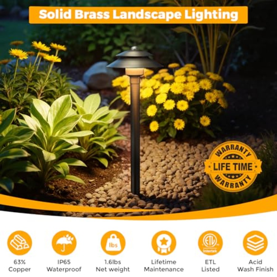 Solid Brass Low Voltage Landsc – Outdoor Lighting Low Voltage recenzja i cena