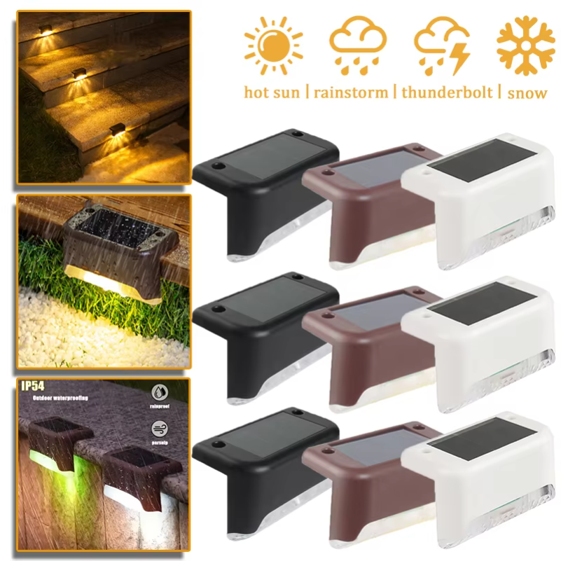 Outdoor Solar Step Lights Warm – Outdoor Lighting For Fence recenzja i cena