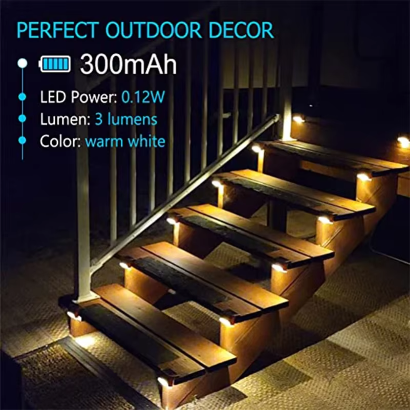 Outdoor Solar Step Lights Warm – Outdoor Lighting For Fence recenzja i cena