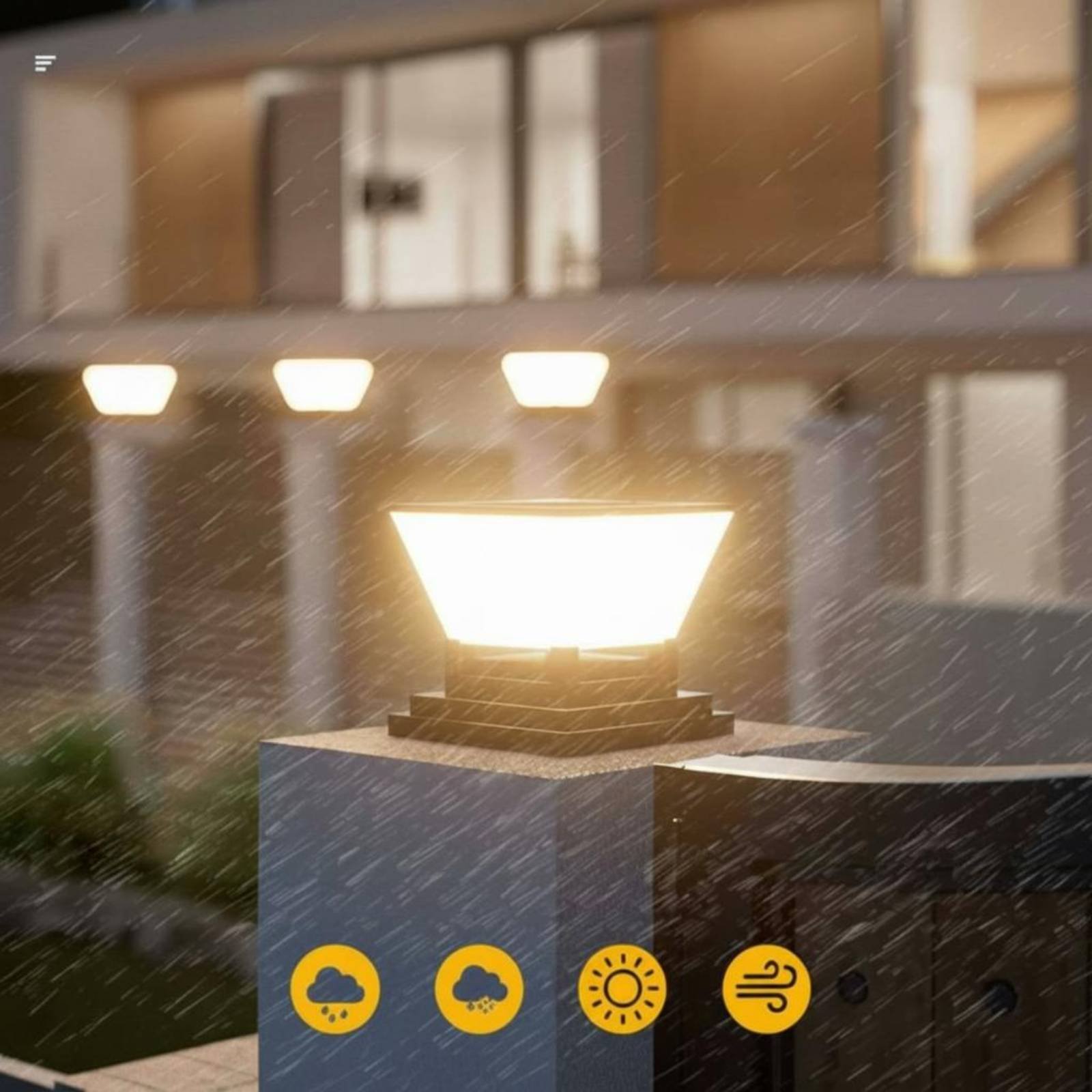 Solar Post Light Water Resista – Outdoor Lighting For Fence recenzja i cena