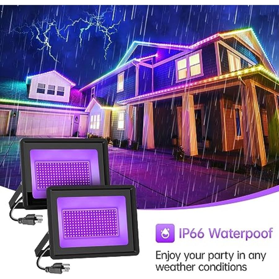 Black Lights 2 Pack W LED Blac – Led Flood Light recenzja i cena